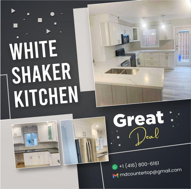 New White Shaker Kitchen, Great Deal for the Price in Cabinets & Countertops in Toronto (GTA)