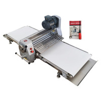 110V 550W Commercial Dough Sheeter Counter Top Roller Machine for Croissant Puff Pastry Pizza Bakery 056756
