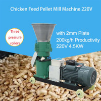 2mm Farm Animal Pellet Mill Machine Chicken Duck Feed Pellet Mill Machine 220V 200KG/h 239175