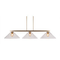 Everly Quinn Marvins 3 - Light Kitchen Island Square / Rectangle Pendant