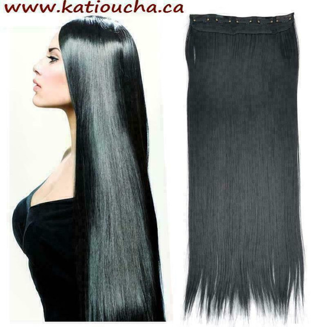 BIG SALE! High quality Synthetic CLIP IN Hair Extension 24''  Clip on hair volumizer in Health & Special Needs - Image 4