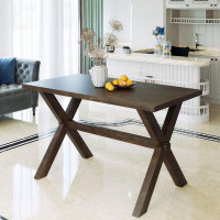 GZMWON Dining Table, Modern Dining Table, Wood Dining Table