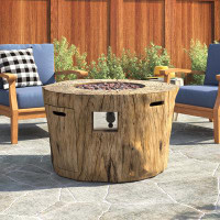 The Twillery Co. Julianna 23.75'' H x 40'' W Propane Outdoor Fire Pit Table