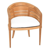 OASIQ Limited 200 Teak Patio Dining Chair with Cushion