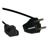 8ft Power Cord 10a 250v H05vv-F C13 to Schuko Cee 7/7/2013