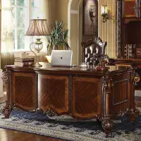 Lark Manor Carlene Executive Desk with Chair Set