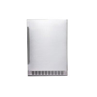 Azure Home Products 24 In Refrigerator With Solid Stainless Door
