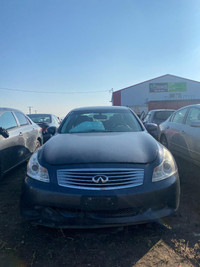 We have a 2008 Infiniti G-35 in stock for PARTS ONLY.