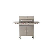 Bull Outdoor Products Bull Outdoor Products 4-Burner Convertible Gas Grill with Cabinet