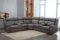 NEW in BOX - COBALT MANUAL RECLINING SECTIONAL SOFA (ELEPHANT GREY) and (BLACK)