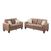 Latitude Run® Living Room Furniture 2Pc Sofa Set, Upholstered Sofa