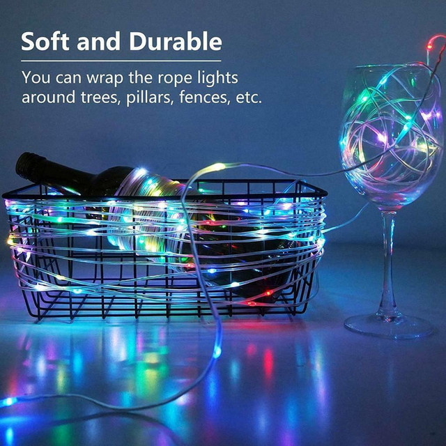NEW 105 FT RGB 300 LED STRING LIGHT & REMOTE 516975 in Outdoor Lighting in Winnipeg - Image 4
