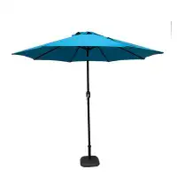 Arlmont & Co. Katiann 9' Round Market Polyester Umbrella