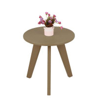 HIKHDPE Round Side Table With 3 Legs