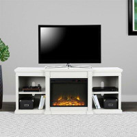 Darby Home Co Stowe TV Stand for TVs up to 70" with Electric Fireplace Included