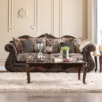 Lark Manor Encarnacion 94" Rolled Arm Sofa with Reversible Cushions