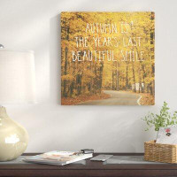 The Holiday Aisle® October Colour I Photographic Print on Wrapped Canvas