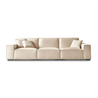 Crafts Design Trade 118.11" Creamy white 100% Polyester Modular Sofa cushion couch