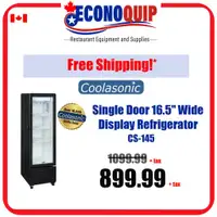 FREE SHIPPING-Commercial Glass Display - Refrigerators(OPEN AD)