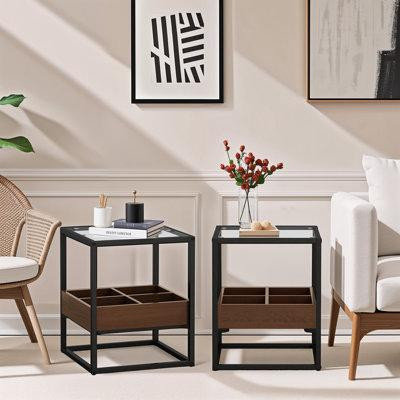 Ebern Designs Modern Coffee Table(Set Of 2) in Coffee Tables