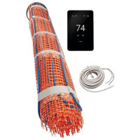 SunTouch 25'' L x 2'' W 120 Volt Underfloor Heating System Kit with Programmable Thermostat