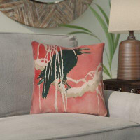 Bloomsbury Market Montreal Crow and Willow Outdoor Pillow