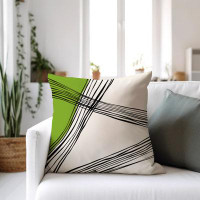 ULLI HOME Realo Minimalist Indoor/Outdoor Square Pillow