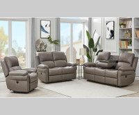 3PC Leather Recliner Set! Huge Boxing Day Sale!!