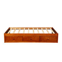 Red Barrel Studio Twin Size Platform Storage Bed With 3 Drawers