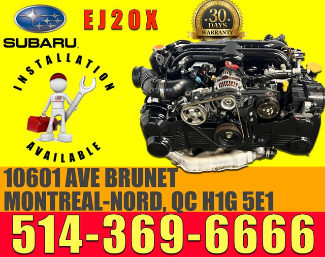 Moteur Subaru WRX 2006-2013 EJ20X EJ20Y Remplacement EJ255 in Engine & Engine Parts in Greater Montréal