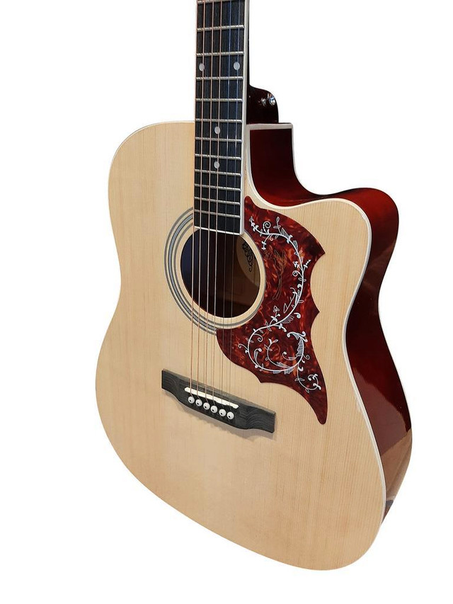 Acoustic Guitar for Beginners Adults Students Intermediate players 41-inch full-size Dreadnought SPS371PG with package in Guitars - Image 2