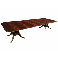 Leighton Hall Furniture Extendable Mahogany Dining Table