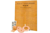 Schluter Systems Kerdi Board Waterproof Shower Kit Model KBKIT (Kerdi Board Panes, Band, Seals, Sealant, Washers,Screws)