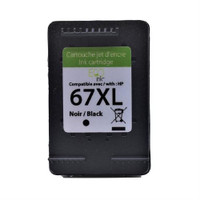 Compatible with HP 67XL (3YM57AN) Black Remanufactured EcoInk Ink Cartridge - 240 Copies