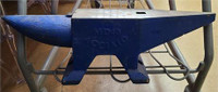 VEVOR Cast Iron Anvil, 88 Lbs(40kg) Single Horn Anvil, Blue