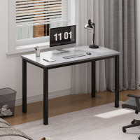 Latitude Run® Rustic Brown Writing Desk - Compact Size, Good Tabletop Material, High Stability