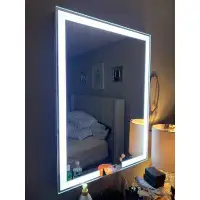 IMPRESSIONS VANITY · COMPANY Royale Elegance Makeup Mirror with Touch Logo Sensor Rectangle Shape Vanity Mirror with LED