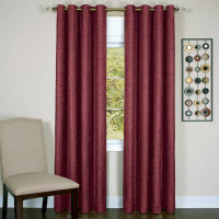Shuda Lined Grommet Window Curtain Panel