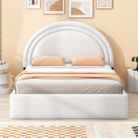 Latitude Run® Teddy Upholstered Platform Bed with Four Drawers