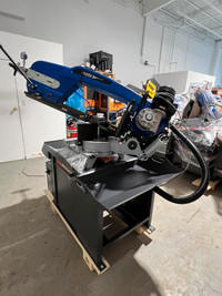 12 inch double mitering manual bandsaw with inverter drive
