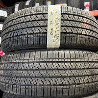 225 45 21 2 Bridgestone Turanza Used A/S Tires With 95% Tread Left