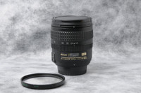 AF-S DX Zoom-Nikkor 18-70mm F/3.5-4.5G IF-ED Nikon Lens + Quantaray 67mm QMC-UV Filter  (ID:1620)    BJ Photo-Since 1984