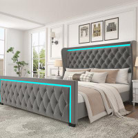 Ivy Bronx Korsica Upholstered Platform Bed