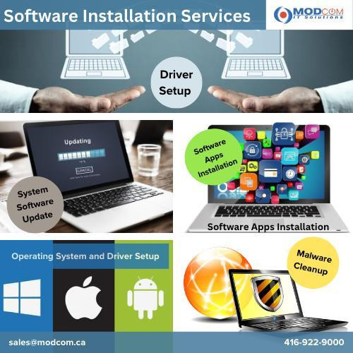Computer Laptop, Desktop, Mac Software Installation Services in Services (Training & Repair)