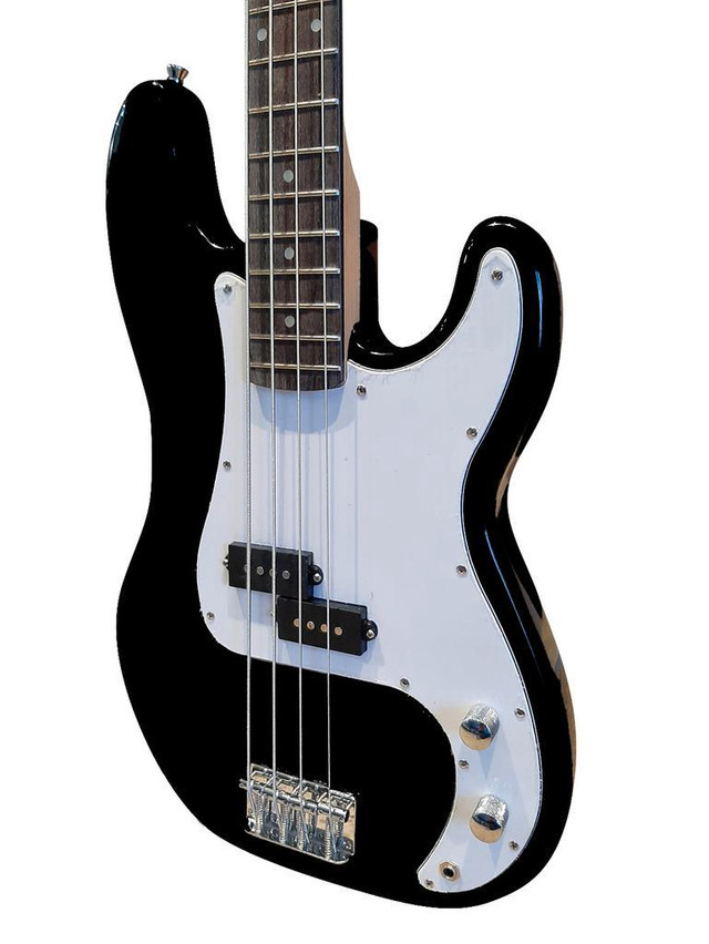 On Sale! Bass Guitar for Beginners Regular Size Black SPS513 in Guitars - Image 3