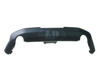 Valance Bumper Rear Ford Mustang 2012 Black Without Sensor Hole Base/Gt Capa , FO1195115C