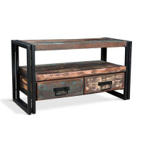 Millwood Pines Ines Solid Wood TV Stand for TVs up to 50"