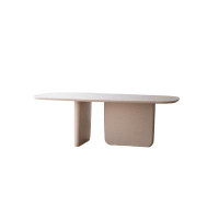 Latitude Run® Nordic creative modern solid wood dining table