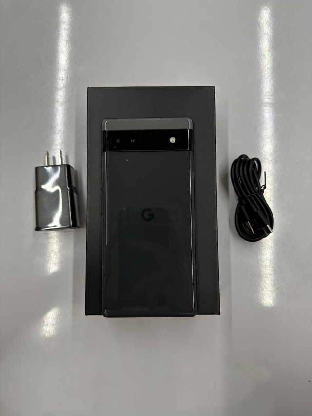 Google Pixel 6A 5G 128GB CANADIAN MODELS ***UNLOCKED*** New Condition with 1 Year Warranty Includes All Accessories in Cell Phones in Québec
