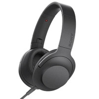 Sony - h.ear on Over-the-Ear Headphones - Charcoal Black